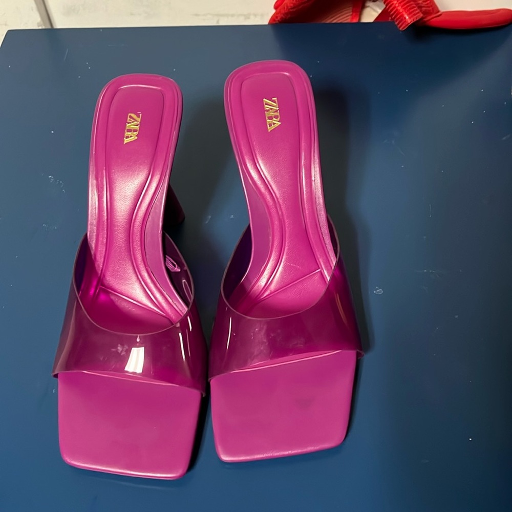 Purple Zara heels